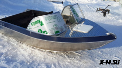 Алюминиевая моторная лодка Тактика-390