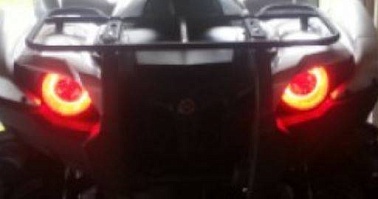 Диодная лента "Ангельские глазки"   GUEPARD   габаритного света, d=9 см (КРАСНЫЙ)